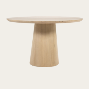 Table ronde Nola Ø 130 cm chêne clair |