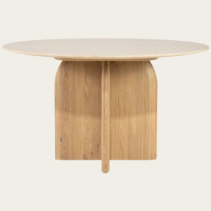 Table ronde Lova Ø 130 cm effet travertin |