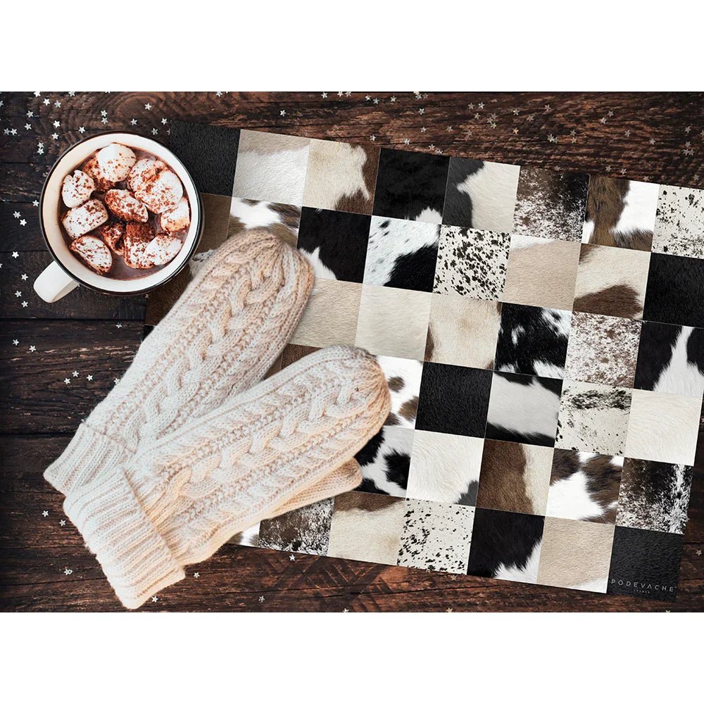 Set de table vinyle Mix Peau de vache – vue 2