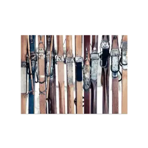 Set de table vinyle Skis