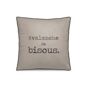 Coussin velours Avalanche