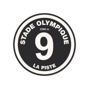 Set de table vinyle Piste Noire
