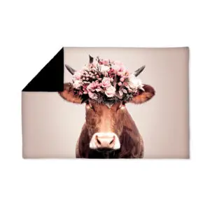 Plaid Velours Vache Marguerite