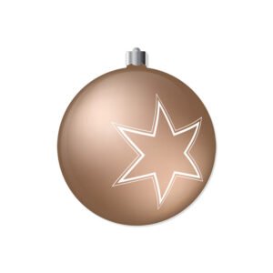 Lot de 6 dessous de verre vinyle Star