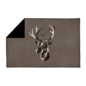 Plaid Velours Horn