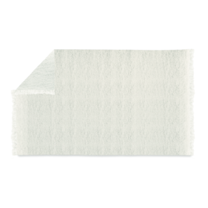 Plaid mohair uni Blanc