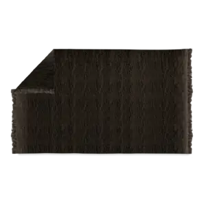 Plaid mohair uni Bois
