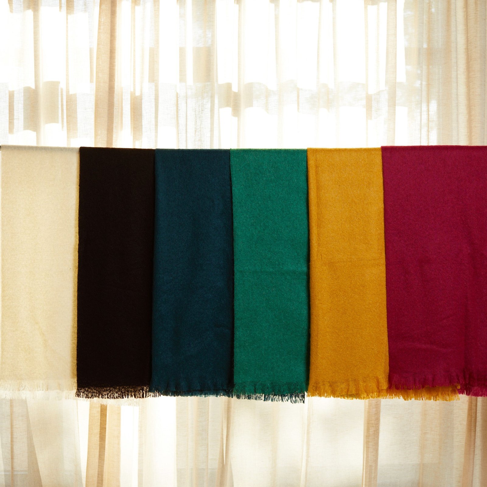 Plaid mohair uni Bois – vue 3