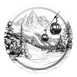 Plateau rond San Candido
