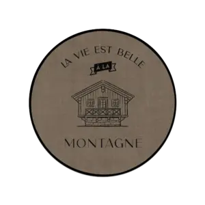 Set De Table Vinyle Belle Vie Montagne
