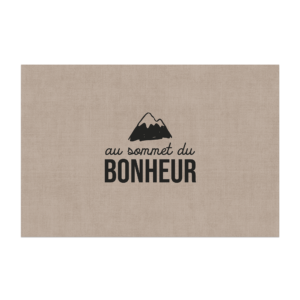 Tapis Vinyle Sommet du Bonheur