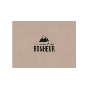 Set de table vinyle Sommet du Bonheur