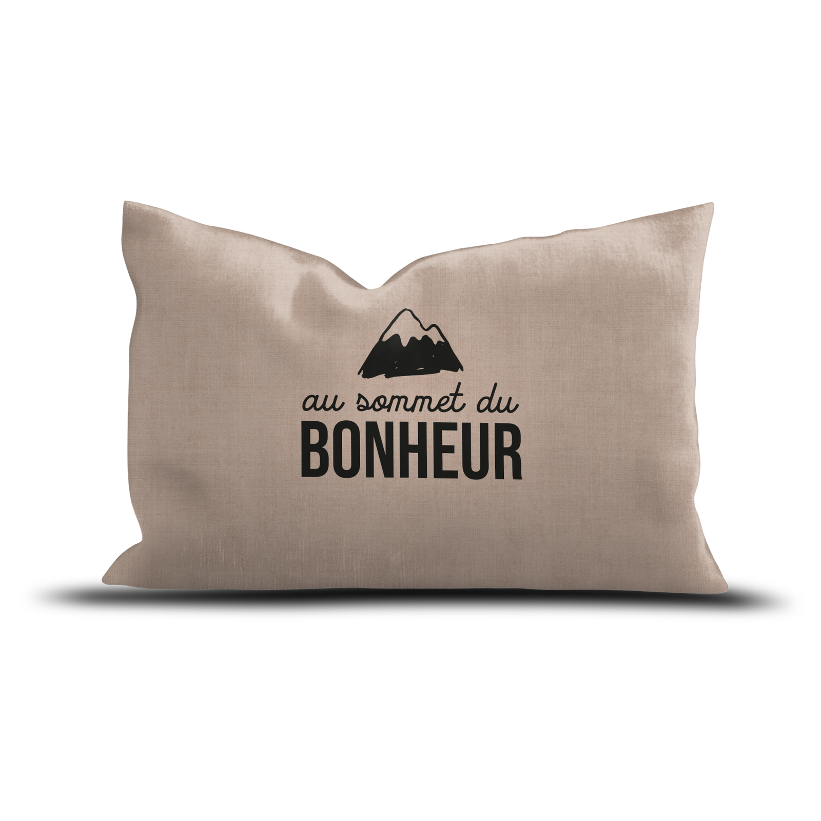 Coussin Velours Sommet du Bonheur