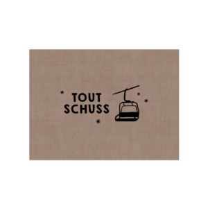 Set de table vinyle Tout Schuss