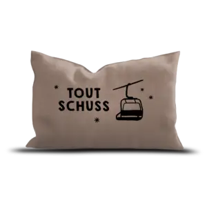 Coussin Velours Tout Schuss