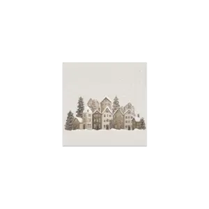 Lot de 6 dessous de verre vinyle Kreuzspitze