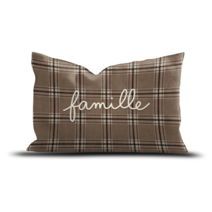 Coussin Velours Dachstein