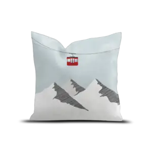 Coussin Velours Zugspitze