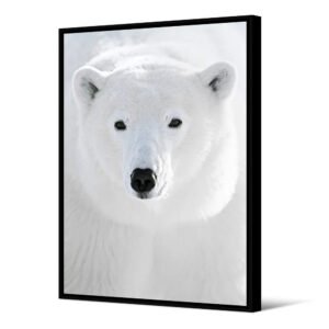 Tableau Tête Ours Blanc