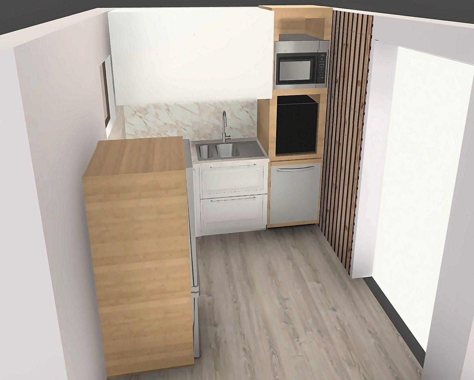 Rendu 3D avec le claustra