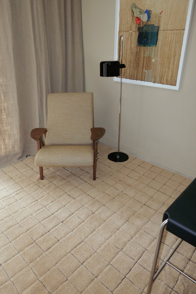 Alfombra de lana mosaico Amber – Lorena Canals – vista 2