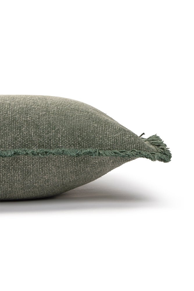 Coussin Rectangulaire Stonewashed Duck Green – Lorena Canals – vue 3