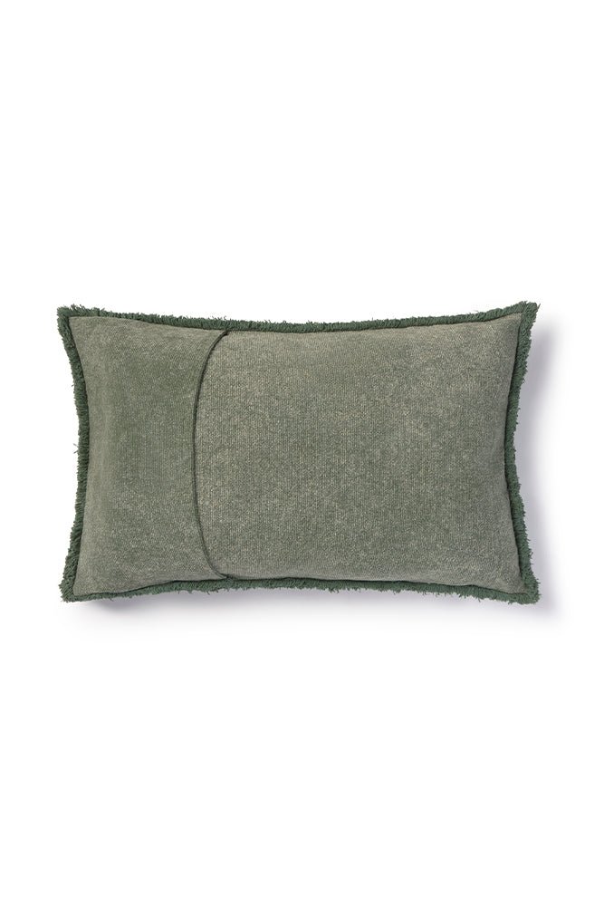 Coussin Rectangulaire Stonewashed Duck Green – Lorena Canals – vue 5