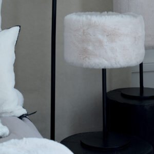 Lámpara de techo de peluche falso – Maison Yak