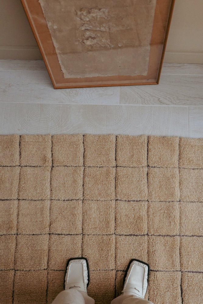 Alfombra de lana mosaico Amber – Lorena Canals – vista 3