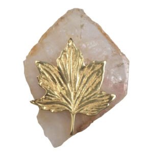 Aplique Cristal hoja dorada – Maison Yak