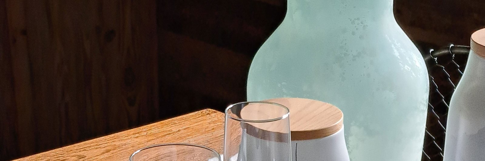 Glasses – ambiance at Chalet