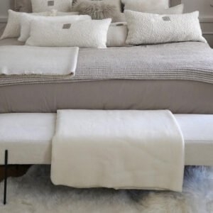 Jacques bench in fabric – Maison Yak
