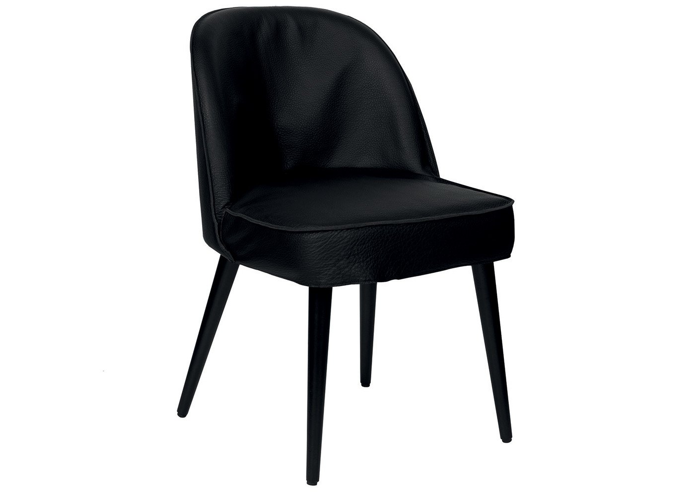 Chaise Henriette II en cuir – Maison Yak – vue 3