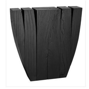 Consola de escultura en madera exótica – Maison Yak