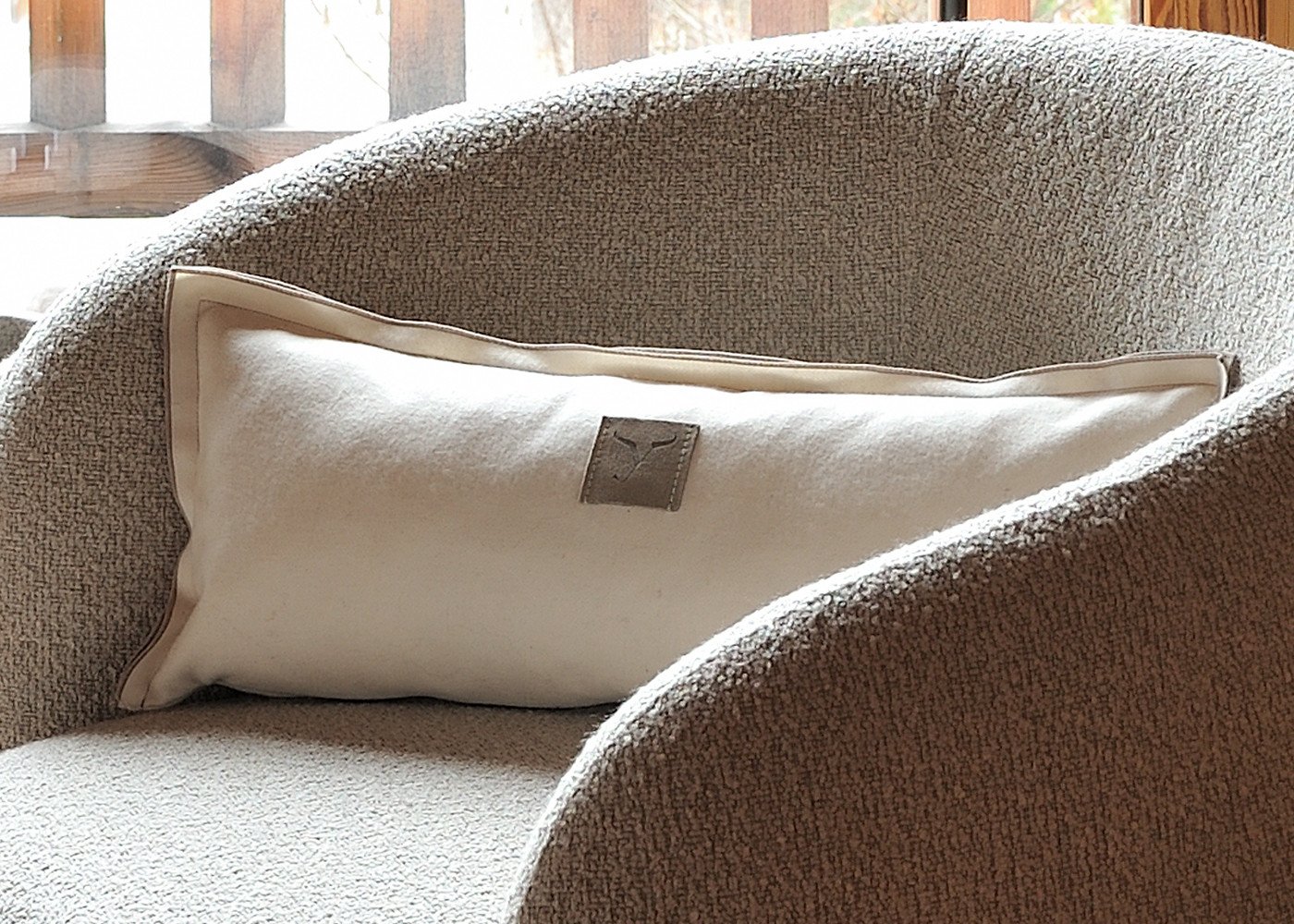 Housse de coussin Lhotse en laine – Maison Yak