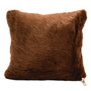 Housse de coussin Québec en fausse fourrure – Maison Yak