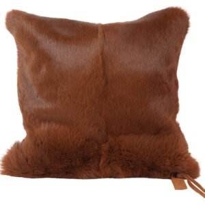Cojín de piel de conejo – Casa Yak