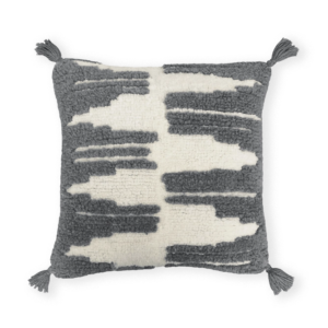 Cojín Zagros Charcoal Natural – Lorena Canals