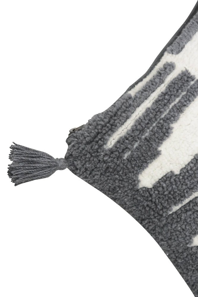 Cojín Zagros Charcoal Natural – Lorena Canals – vista 3