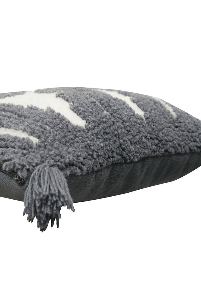 Cuscino Zagros Charcoal Natural – Lorena Canals – vista 4