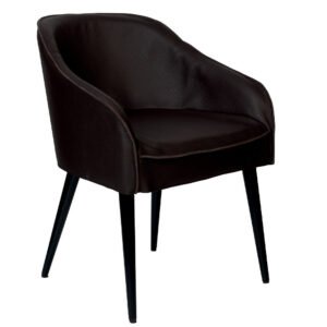 Fauteuil de table Raymond en cuir – Maison Yak
