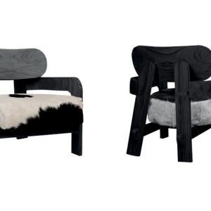 Silla Marcus de madera de teca y piel – Maison Yak