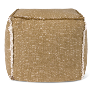 Pouf Handloom Ochre – Lorena Canals