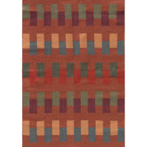 Alfombra de tejido manual Intersecting Sienna – Lorena Canals