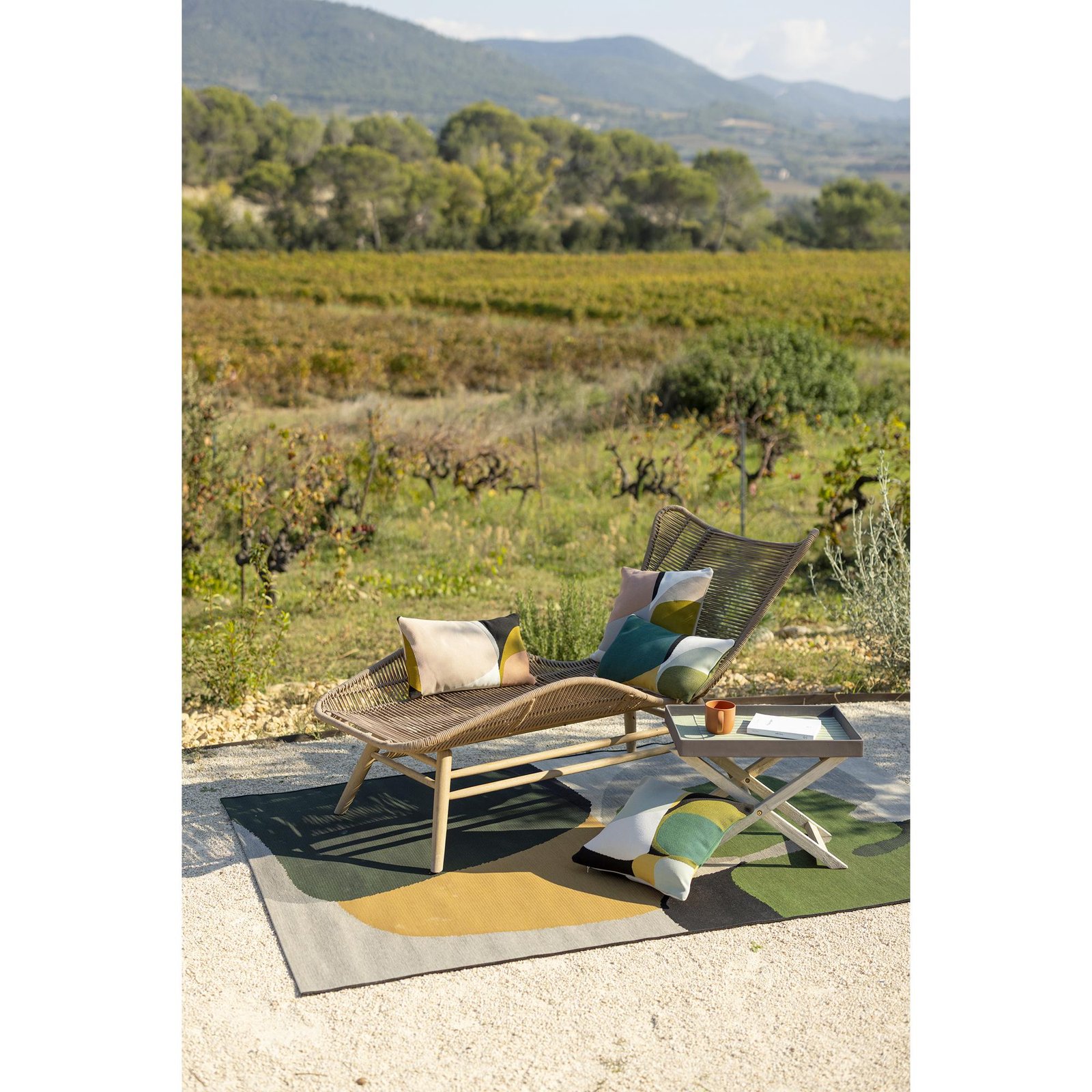 Coussin d'extérieur Leana – Vivaraise – vue 2