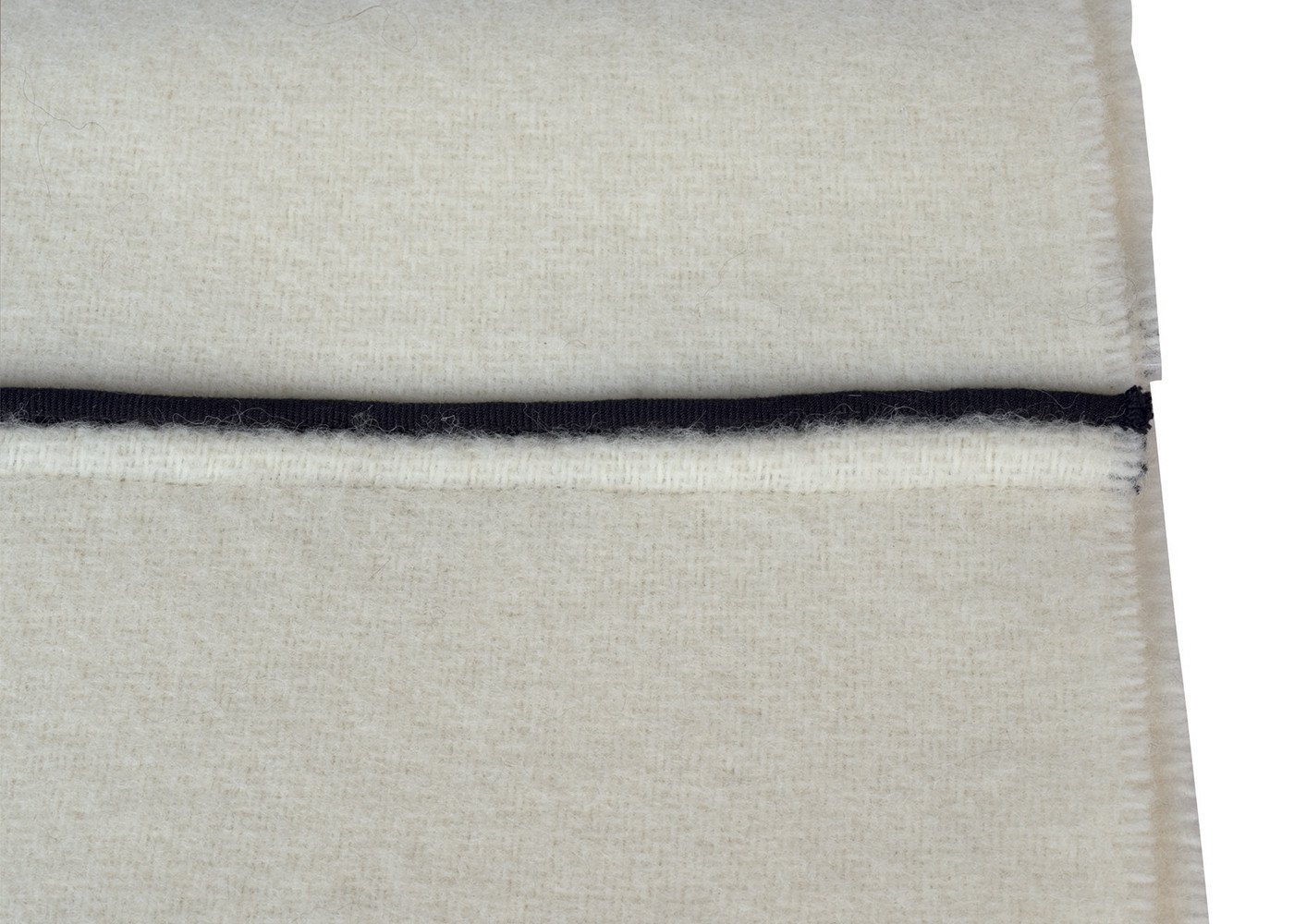 Plaid Sankar uni en laine vierge – Maison Yak – vue 2