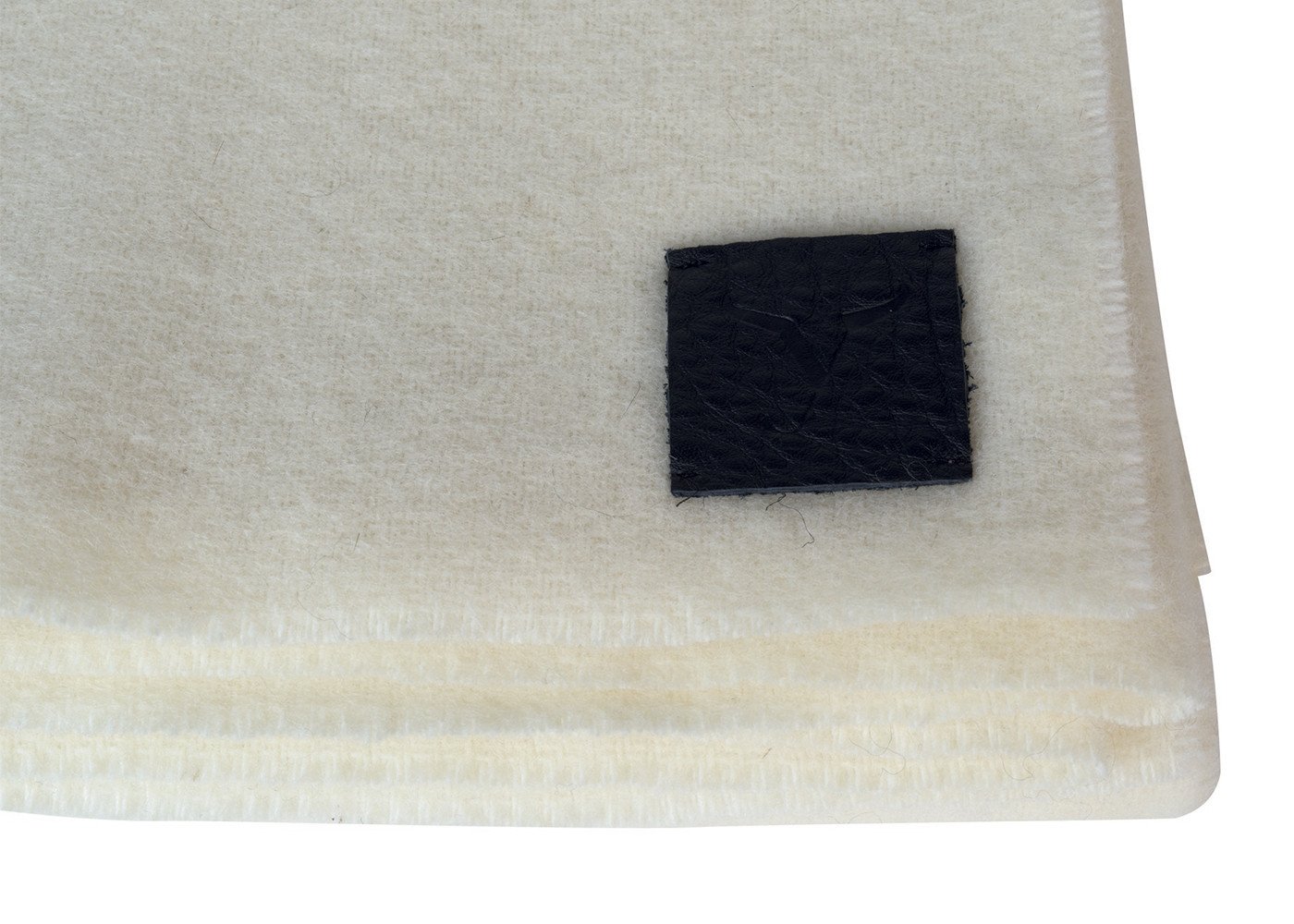 Plaid Sankar uni en laine vierge – Maison Yak – vue 3