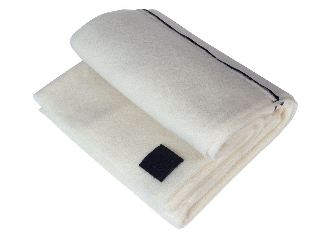 Plaid Sankar uni en laine vierge – Maison Yak
