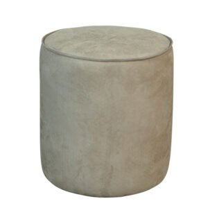 Taburete Pouf Ernest en nubuck – Maison Yak