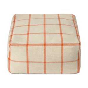 Pouf Geo Block Natural – Lorena Canals